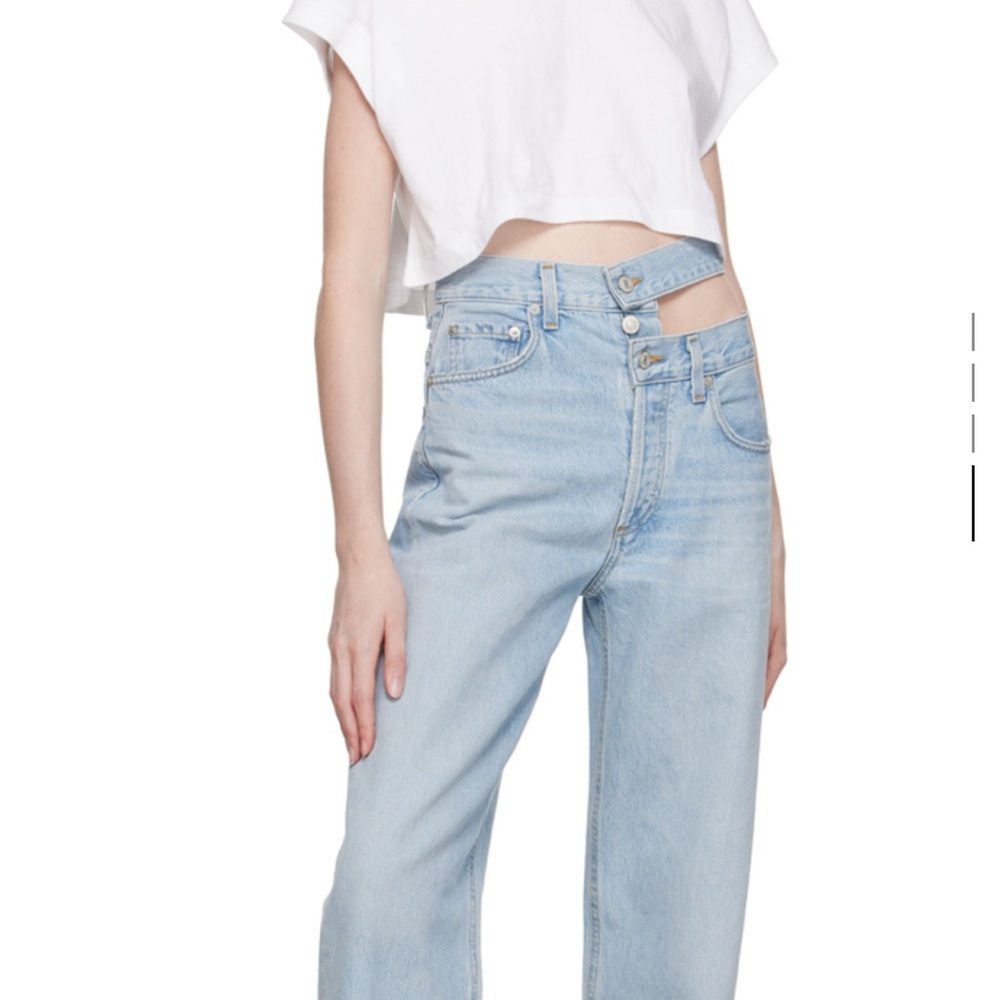 AGOLDE broken waistband jeans 25
